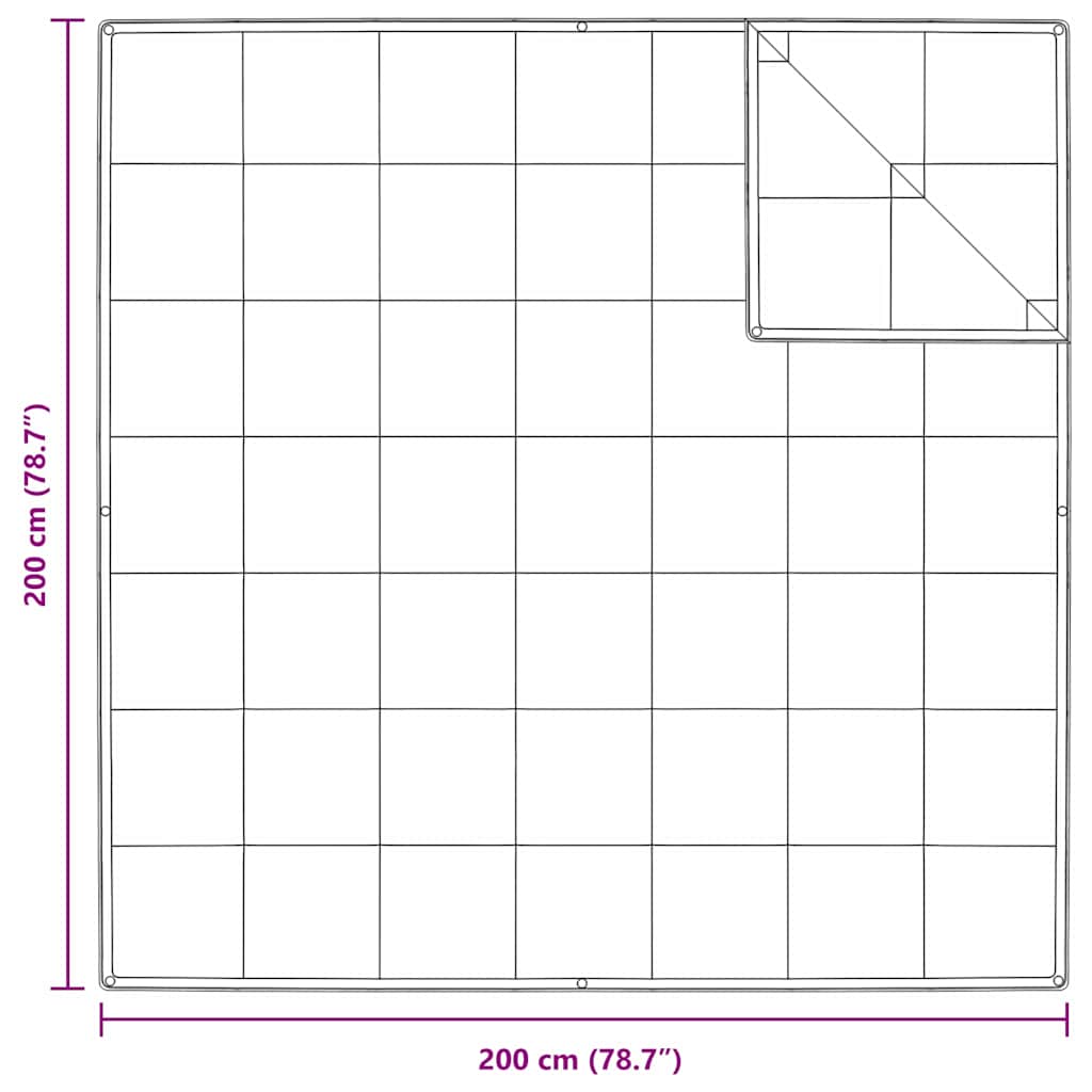 2-in-1 Bettdecke Weiß 200 x 200 cm Feder