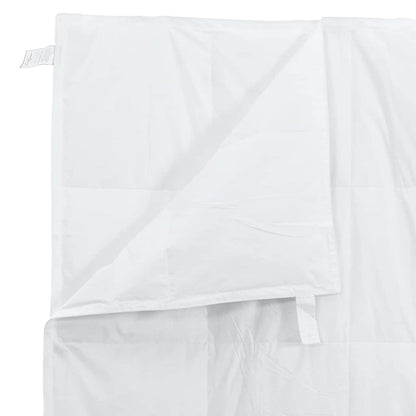 vidaXL 2-in-1 Bettdecke Weiß 260 x 220 cm Feder