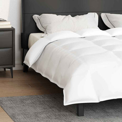 vidaXL 2-in-1 Bettdecke Weiß 260 x 220 cm Feder