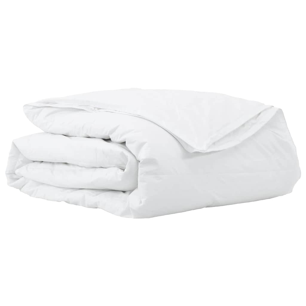 vidaXL 2-in-1 Bettdecke Weiß 260 x 220 cm Feder
