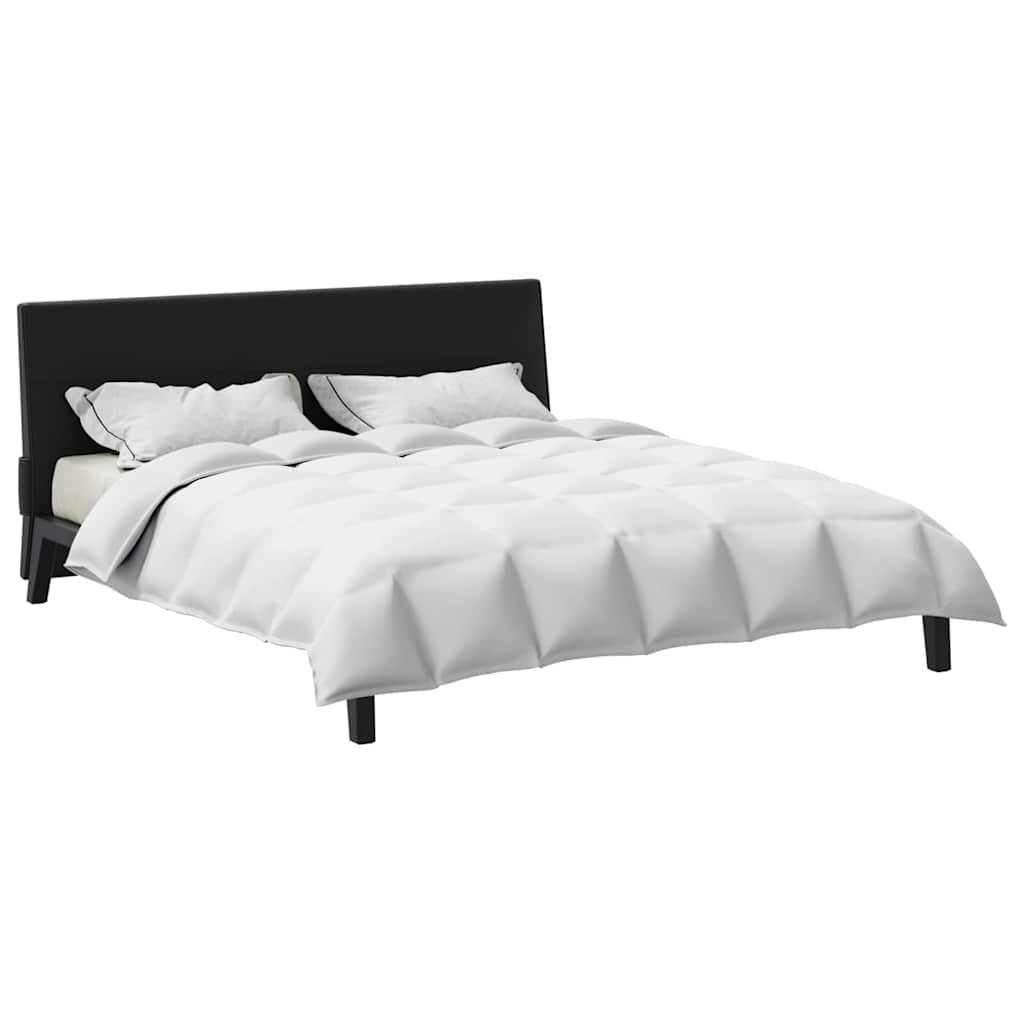 vidaXL 2-in-1 Bettdecke Weiß 260 x 220 cm Feder