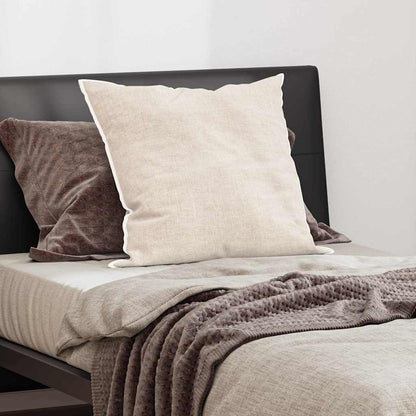 Kopfkissen mit Kissen Weiß 80 x 80 cm Baumwolle