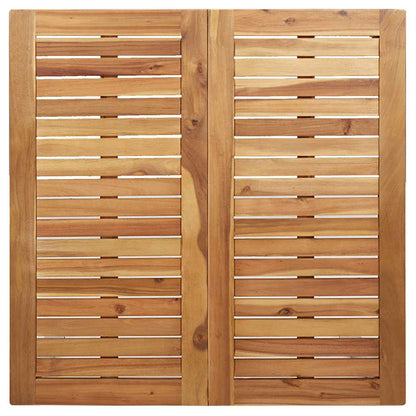 Esstisch Braun 90 x 90 x 75 cm Massivholz Akazie