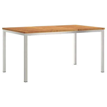vidaXL Esstisch Braun 150 x 90 x 75 cm Massivholz Akazie