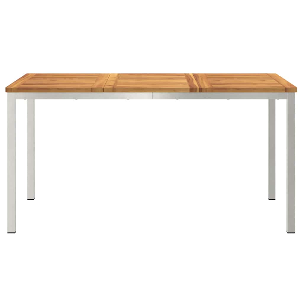 vidaXL Esstisch Braun 150 x 90 x 75 cm Massivholz Akazie