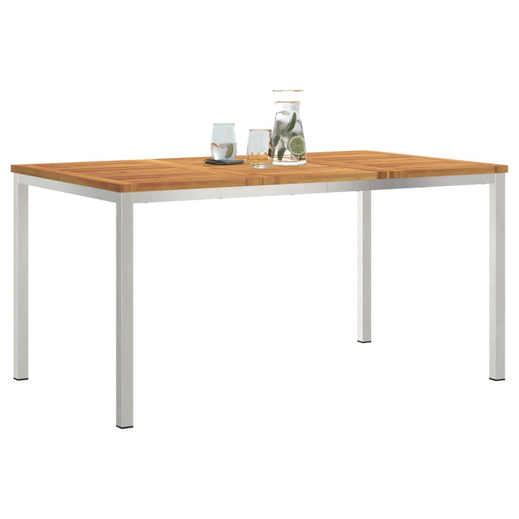 vidaXL Esstisch Braun 150 x 90 x 75 cm Massivholz Akazie