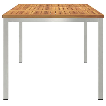 vidaXL Esstisch Braun 150 x 90 x 75 cm Massivholz Akazie