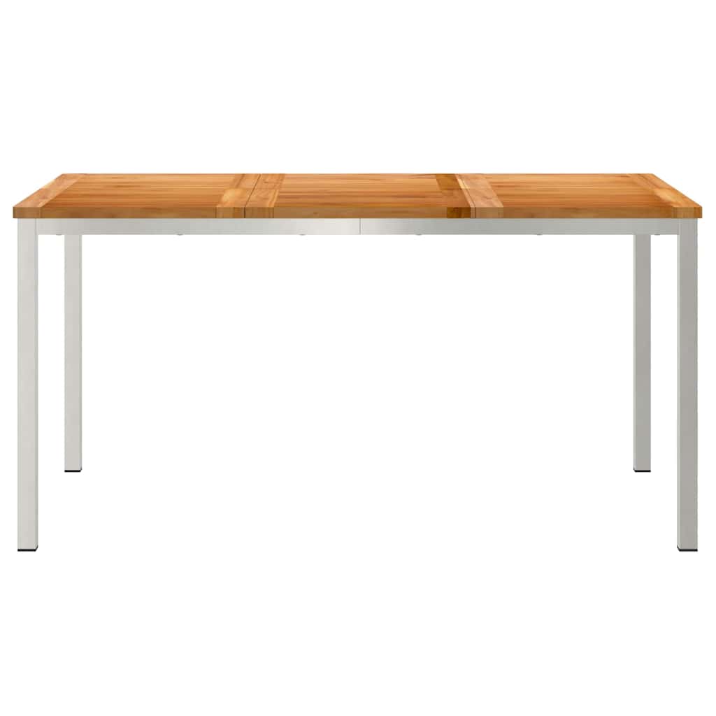 vidaXL Esstisch Braun 150 x 90 x 75 cm Massivholz Teak