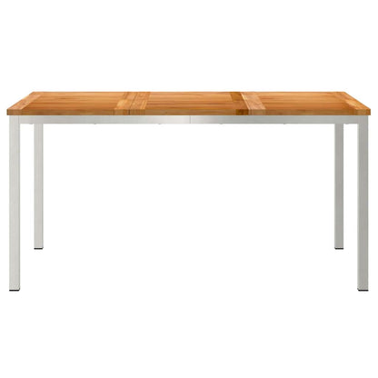 vidaXL Esstisch Braun 150 x 90 x 75 cm Massivholz Teak