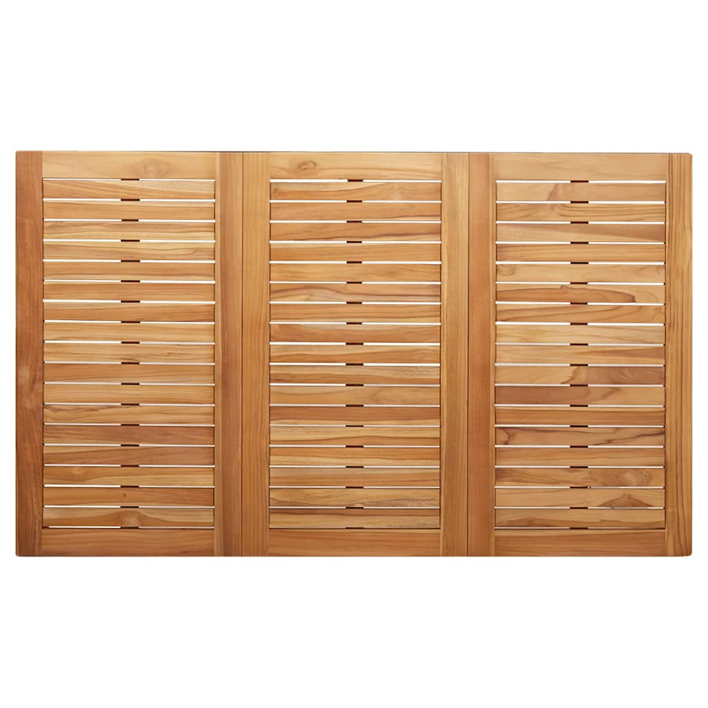 vidaXL Esstisch Braun 150 x 90 x 75 cm Massivholz Teak