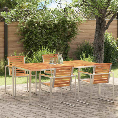 Esstisch Braun 180 x 90 x 75 cm Massivholz Akazie