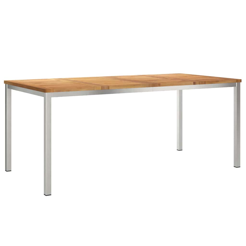 vidaXL Esstisch Braun 180 x 90 x 75 cm Massivholz Teak