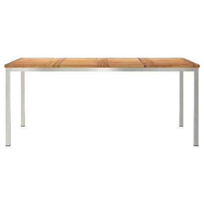 vidaXL Esstisch Braun 180 x 90 x 75 cm Massivholz Teak