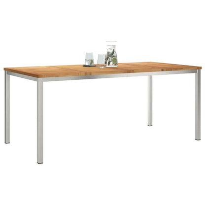 vidaXL Esstisch Braun 180 x 90 x 75 cm Massivholz Teak