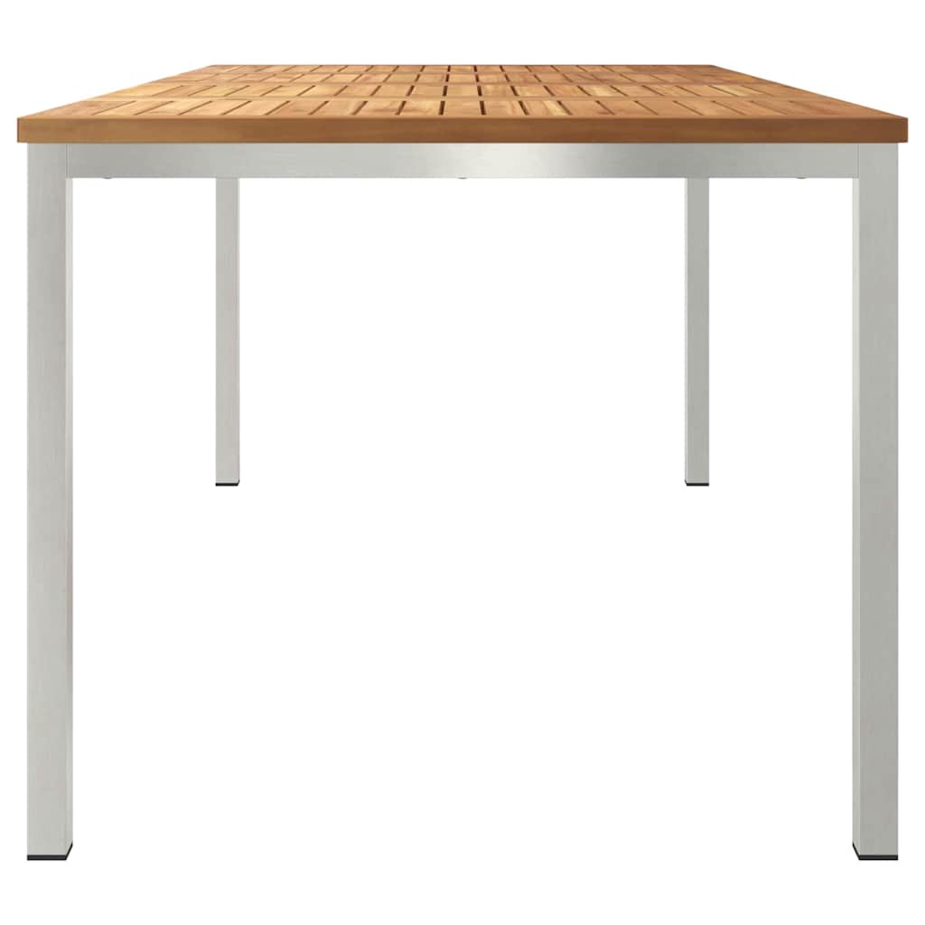 vidaXL Esstisch Braun 180 x 90 x 75 cm Massivholz Teak