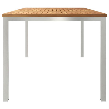 vidaXL Esstisch Braun 180 x 90 x 75 cm Massivholz Teak
