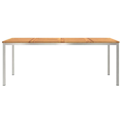 Esstisch Braun 200 x 90 x 75 cm Massivholz Akazie