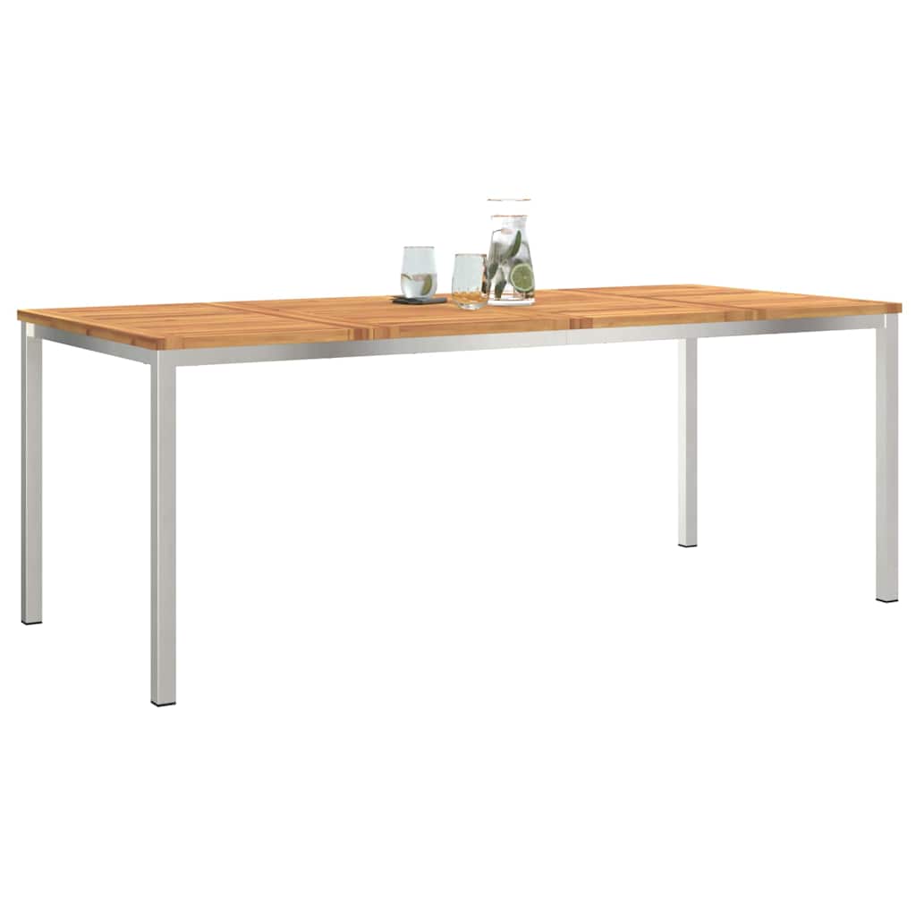 Esstisch Braun 200 x 90 x 75 cm Massivholz Akazie