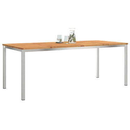 Esstisch Braun 200 x 90 x 75 cm Massivholz Akazie