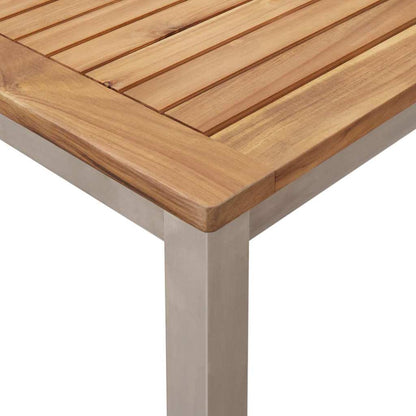 vidaXL Esstisch Braun 200 x 90 x 75 cm Massivholz Teak