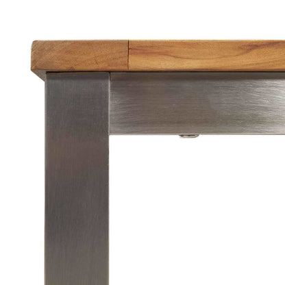 vidaXL Esstisch Braun 200 x 90 x 75 cm Massivholz Teak
