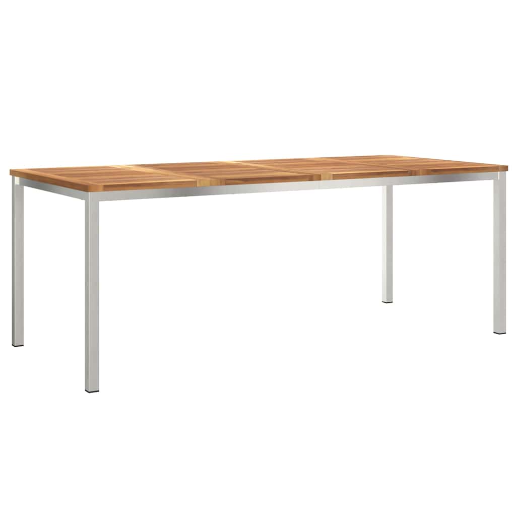 vidaXL Esstisch Braun 200 x 90 x 75 cm Massivholz Teak
