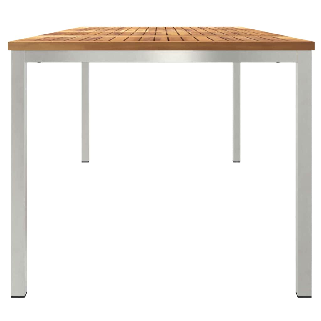 vidaXL Esstisch Braun 200 x 90 x 75 cm Massivholz Teak