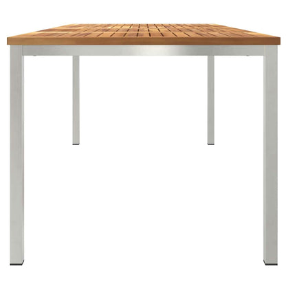 vidaXL Esstisch Braun 200 x 90 x 75 cm Massivholz Teak