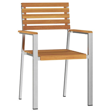 vidaXL Gartenstuhl 4 pcs Öl-Natur 56 x 54,5 x 87 cm Massivholz Akazie