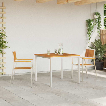 vidaXL Gartenstuhl 2 pcs Braun 56 x 54,5 x 87 cm Massivholz Akazie