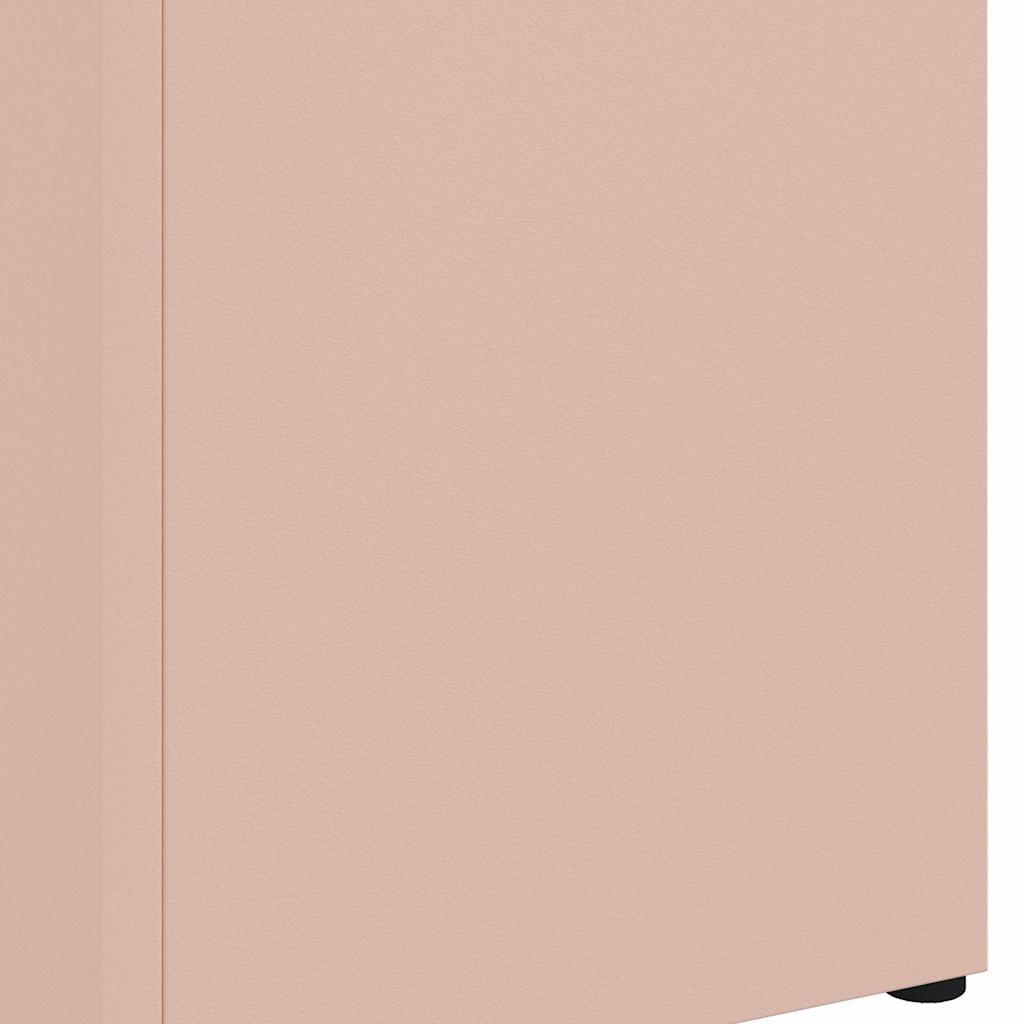 Sonnenschirmhalter mit Speicher Rosa 15,5 x 15,5 x 49 cm Metall