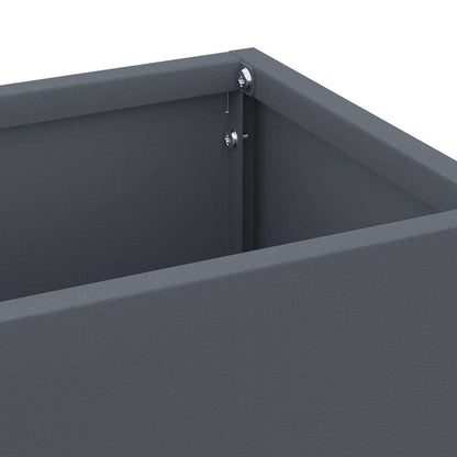 Sonnenschirmhalter Anthrazit 15,5 x 15,5 x 49 cm Metall