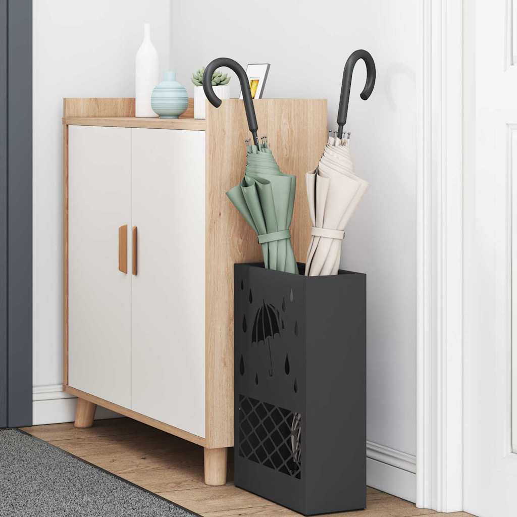 Sonnenschirmhalter Schwarz 28 x 12 x 41 cm Stahl