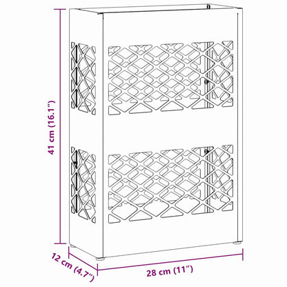 Sonnenschirmhalter Anthrazit 28 x 12 x 41 cm Stahl
