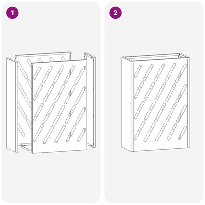 Sonnenschirmhalter Schwarz 28 x 12 x 41 cm Stahl