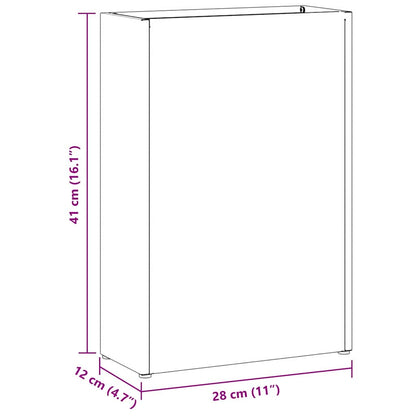 Sonnenschirmhalter Anthrazit 28 x 12 x 41 cm Stahl