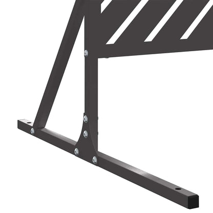 vidaXL Sichtschutz Schwarz 100 x 50 x 180 cm Stahl
