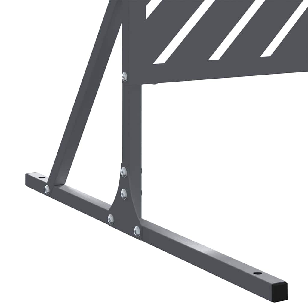 vidaXL Sichtschutz Anthrazit 100 x 50 x 180 cm Stahl
