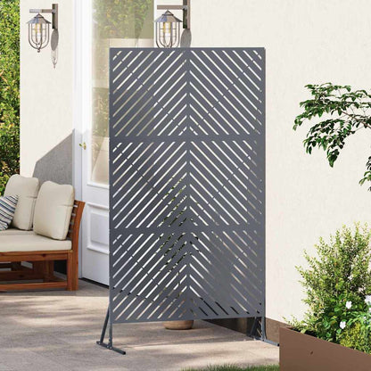 vidaXL Sichtschutz Anthrazit 100 x 50 x 180 cm Stahl