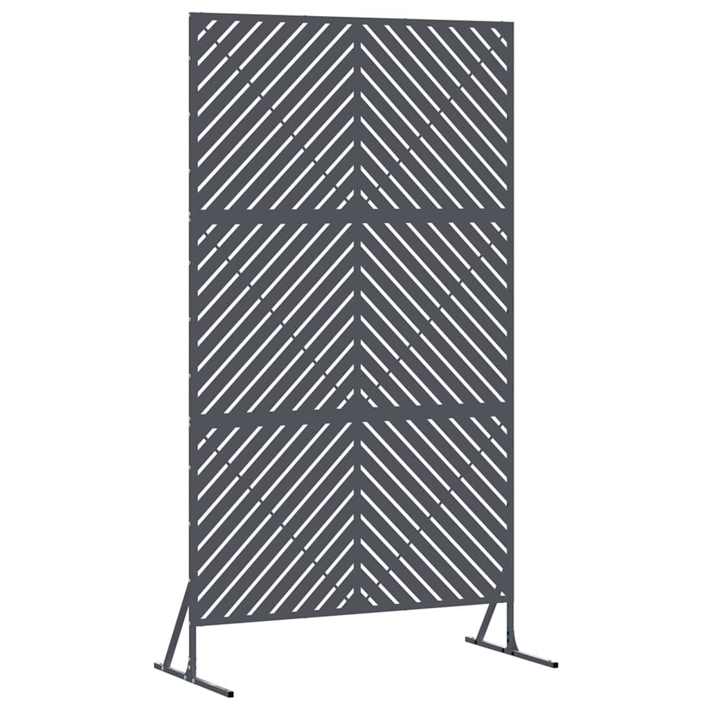 vidaXL Sichtschutz Anthrazit 100 x 50 x 180 cm Stahl