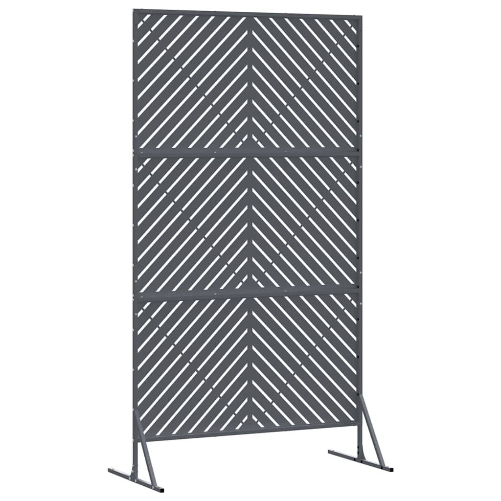 vidaXL Sichtschutz Anthrazit 100 x 50 x 180 cm Stahl