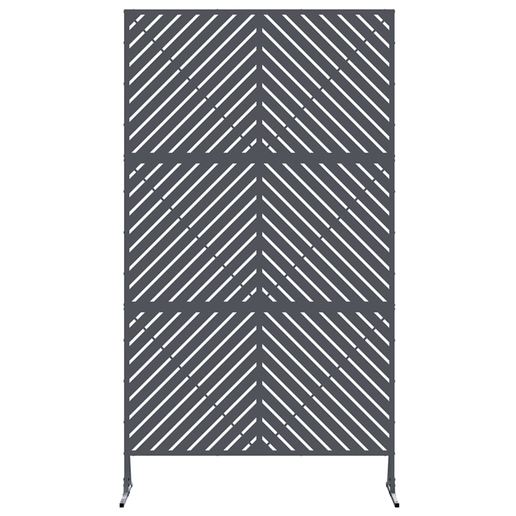 vidaXL Sichtschutz Anthrazit 100 x 50 x 180 cm Stahl