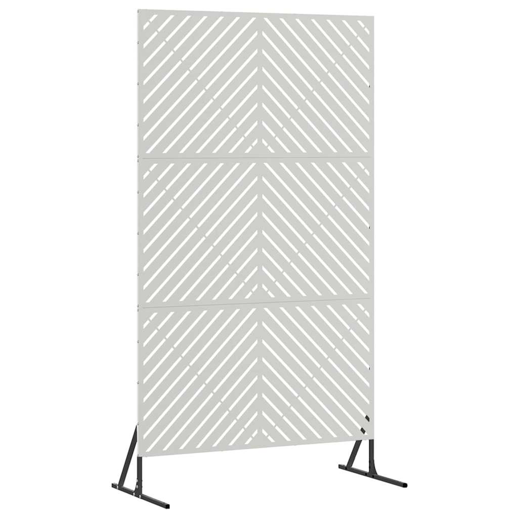 vidaXL Sichtschutz Grau 100 x 50 x 180 cm Stahl
