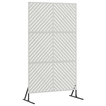 vidaXL Sichtschutz Grau 100 x 50 x 180 cm Stahl