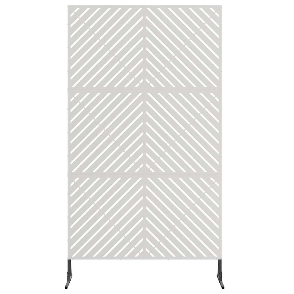 vidaXL Sichtschutz Grau 100 x 50 x 180 cm Stahl