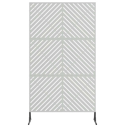 vidaXL Sichtschutz Grau 100 x 50 x 180 cm Stahl
