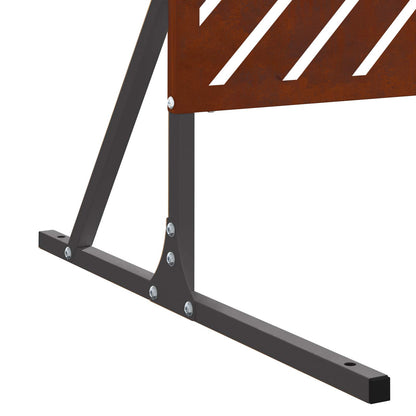 vidaXL Sichtschutz Grau 100 x 50 x 180 cm Stahl