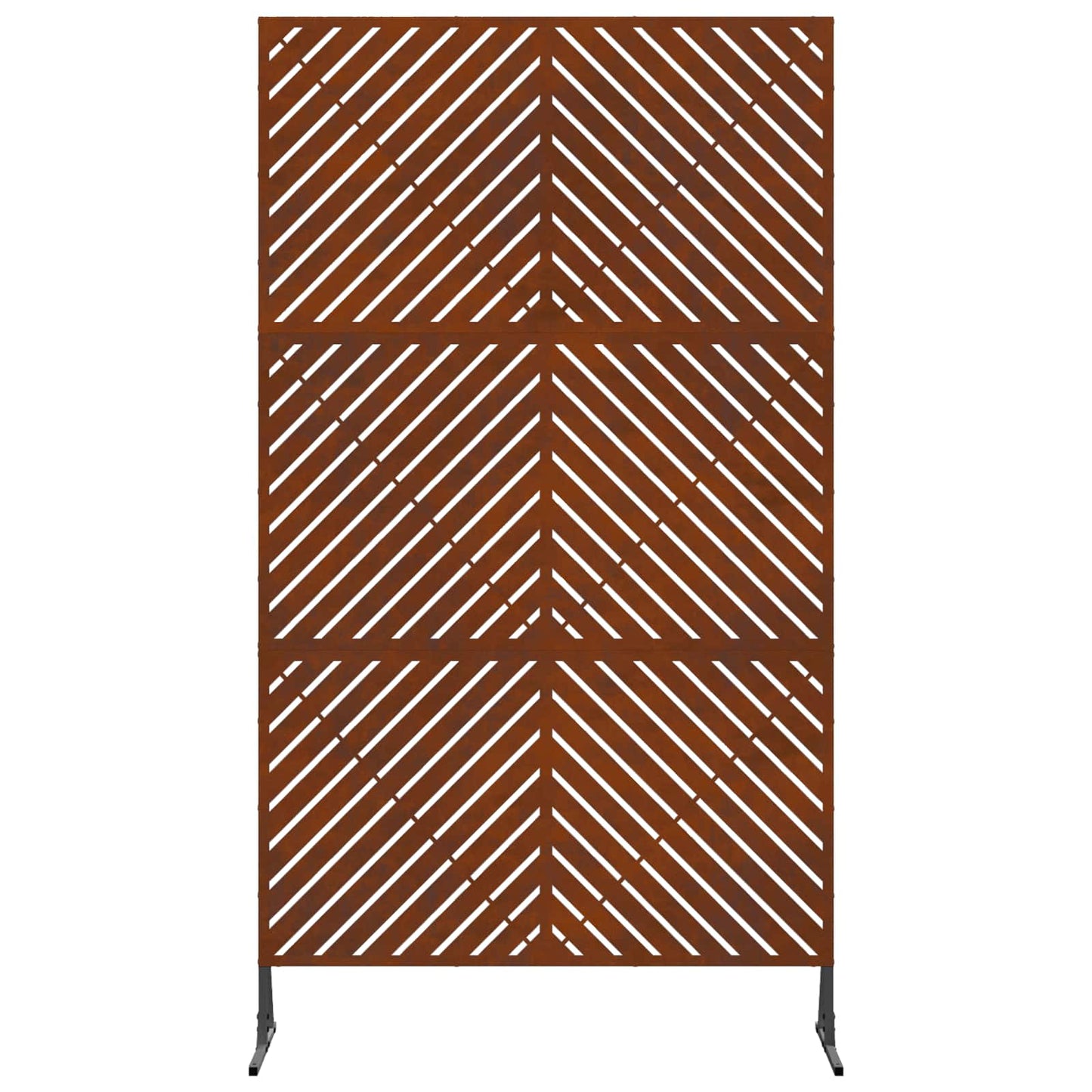 vidaXL Sichtschutz Grau 100 x 50 x 180 cm Stahl