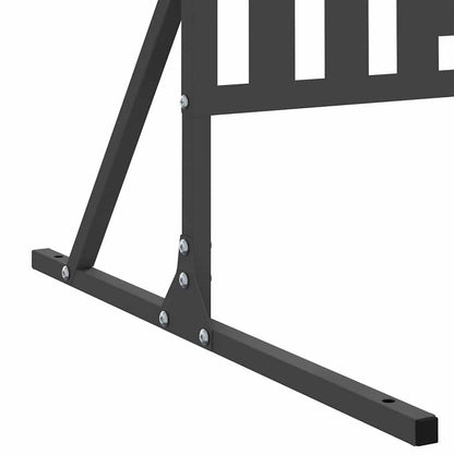 vidaXL Sichtschutz Schwarz 100 x 50 x 180 cm Stahl