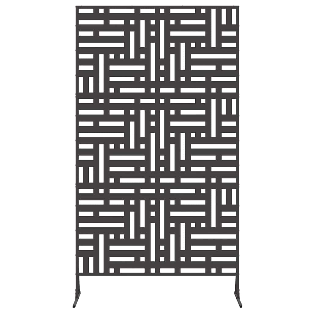 vidaXL Sichtschutz Schwarz 100 x 50 x 180 cm Stahl